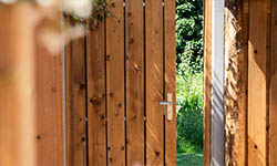 Houten tuindeur