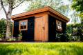 Schuur van douglas hout