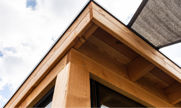 Constructiemateriaal voor overkapping