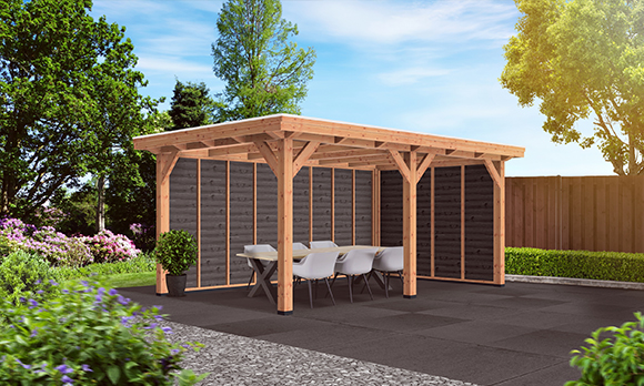 Hertellen rekenkundig achter Veranda's en overkappingen: complete bouwpakketten | Vandentop Tuinhout Hertellen rekenkundig achter Veranda's en overkappingen: complete bouwpakketten | Vandentop Tuinhout