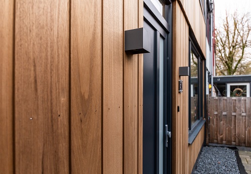 Thermowood gevelbekleding