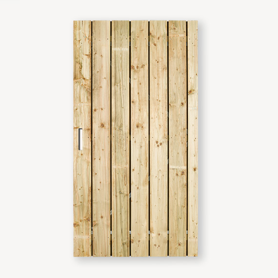 Tuindeur Privacy grenen | geen doorkijk | verzinkt frame