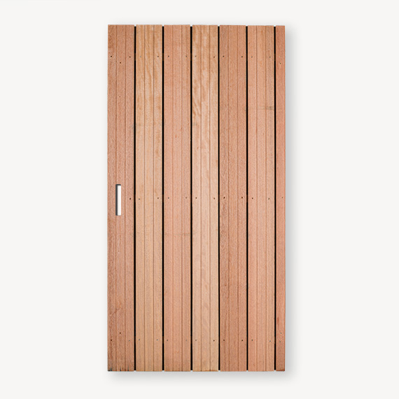 Tuindeur Privacy hardhout | geen doorkijk | zwart frame