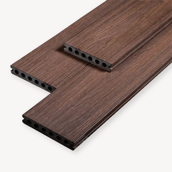 Composiet vlonderplank Fiberdeck | ipé brown | 13,8 cm