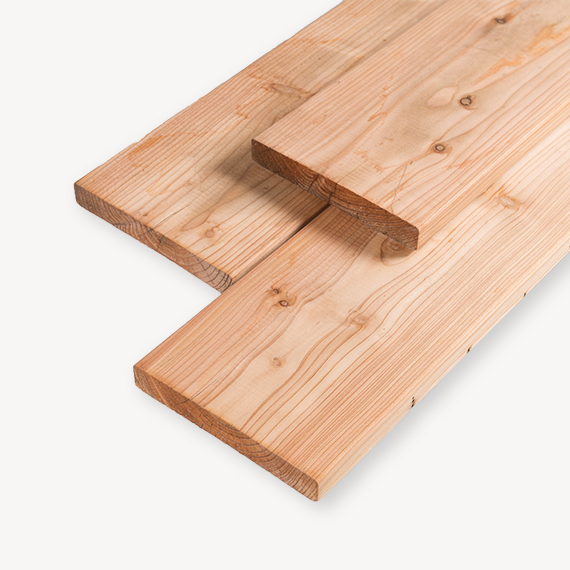 Douglas plank | geschaafd | blank | 2,8x19,5 cm