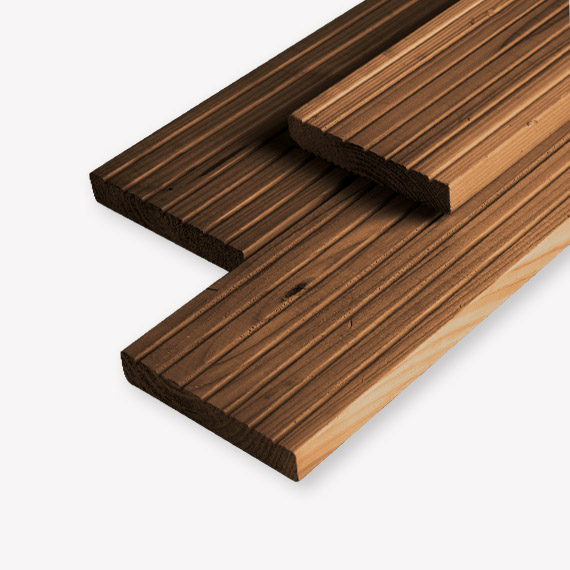 Douglas vlonderplank | bruin | 14 cm