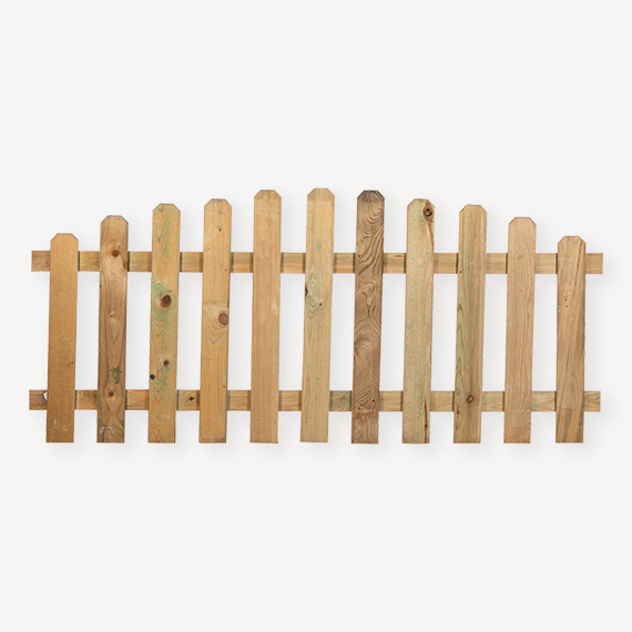 Houten tuinhek toog