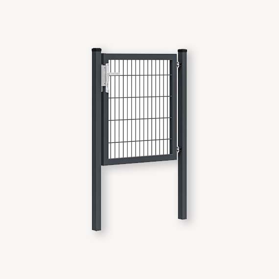 Dubbelstaafmat poort antraciet