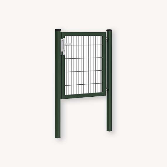 Dubbelstaafmat poort groen