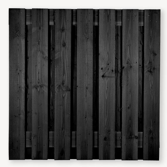 Tuinscherm Harskamp | zwart douglas