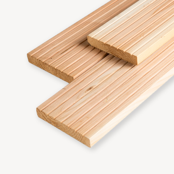 Douglas vlonderplank | blank | 14 cm