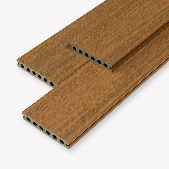 Composiet vlonderplank Fiberdeck | teak brown | 13,8 cm