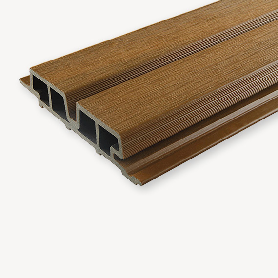 Gevelbekleding WEO 60 composiet | double | teak brown