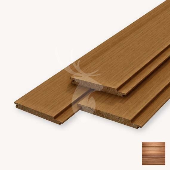 Thermowood ayous channelsiding | 2x19 cm