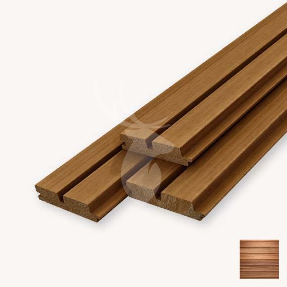 EXTRION thermowood ayous double | 3x14 cm