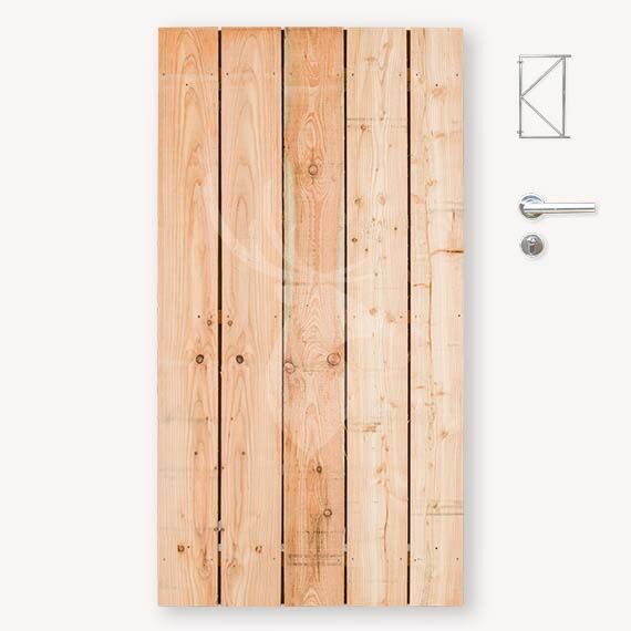 Tuindeur Privacy douglas breed | geen doorkijk | verzinkt frame