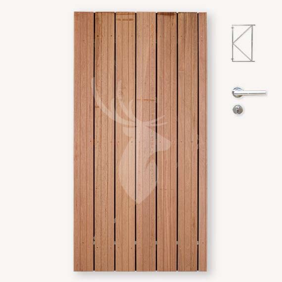 Tuindeur Privacy hardhout | geen doorkijk | verzinkt frame