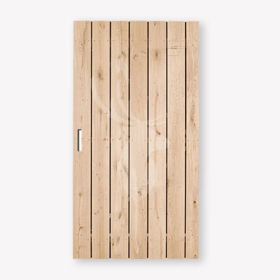 Tuindeur Privacy eiken | geen doorkijk | verzinkt frame