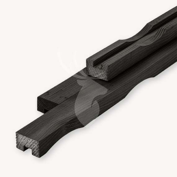 Ventilatielatten zwart