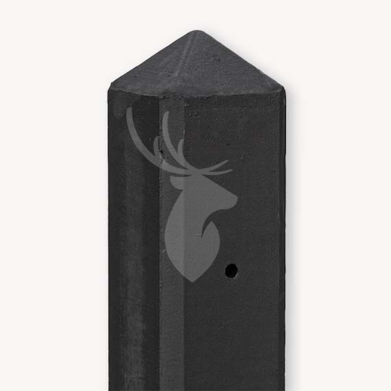 Betonpaal antraciet coating | 10x10 cm