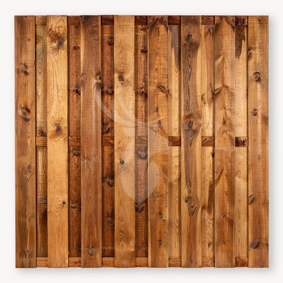 Tuinscherm Barneveld | bruin grenen