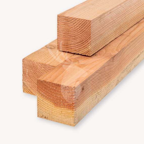 Douglas paal | ruw | blank | 12x12 cm
