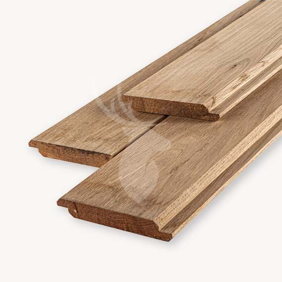 Eiken halfhout rabat | geschaafd | 1,8x13 cm
