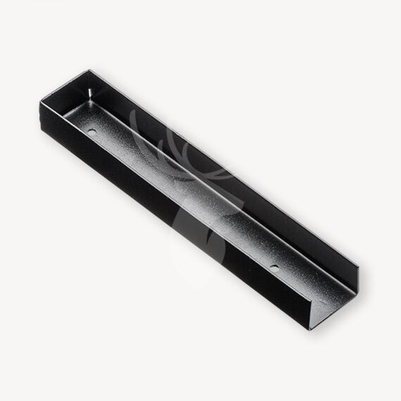 Hoek/muurprofiel voor beton onderplaten | zwart 