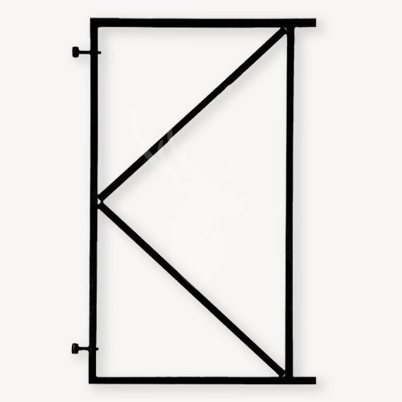 Tuindeur frame zwart