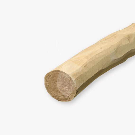 FSC Robinia paal | spintvrij geschuurd | 10-12 cm