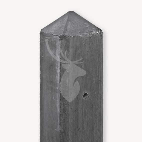 Betonpaal antraciet | Voor tuinscherm 130 cm