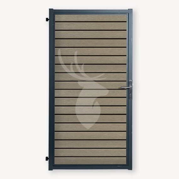 Tuindeur composiet Velufence | light grey triple