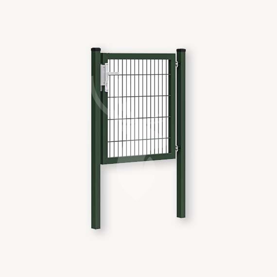 Dubbelstaafmat poort groen