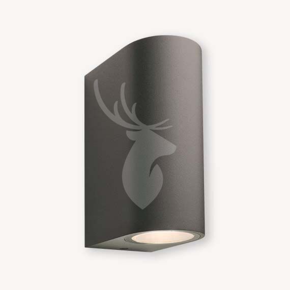 Wandlamp Lova antraciet