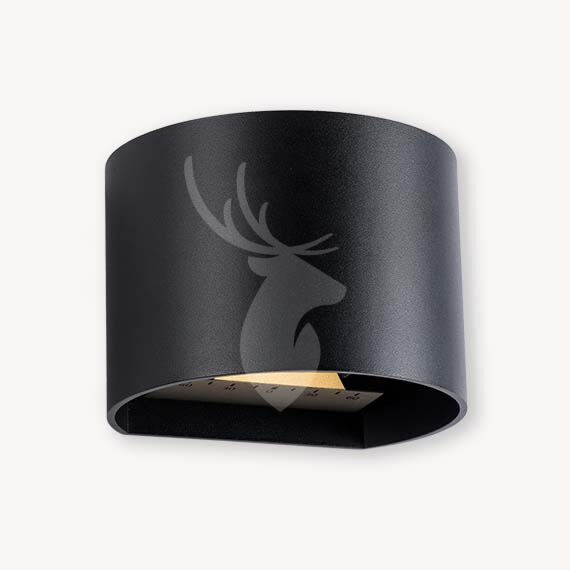 Wandlamp Stine zwart