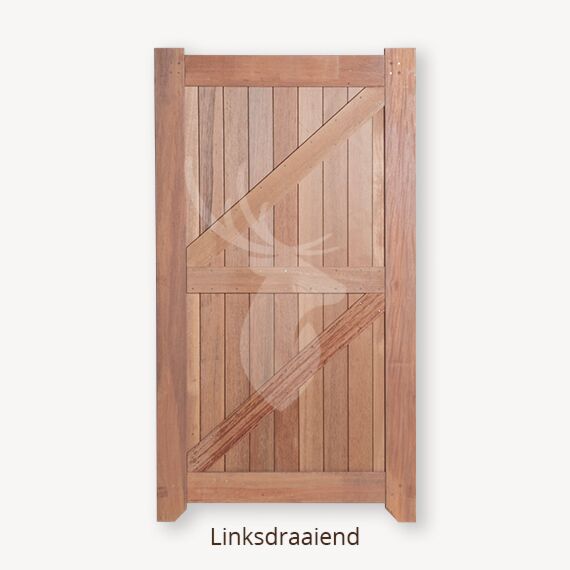 vidaXL Tuinpoort - Grenenhout - Groen geïmpregneerd - 100