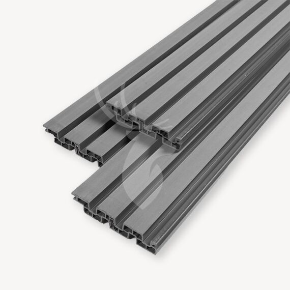 Duofuse composiet rabatdeel triple | stone grey