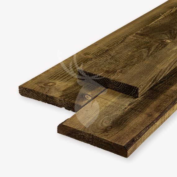 Bonus Reden Verlenen Douglas plank | ruw | geïmpregneerd | 3x20 cm | Vandentop Tuinhout