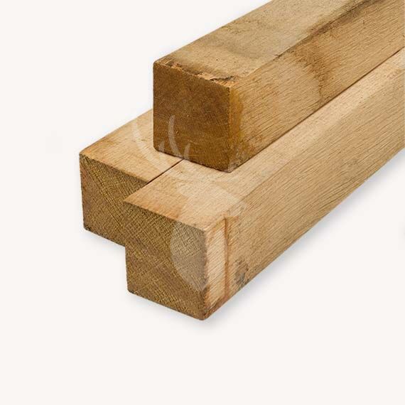 Eiken paal | 10x10 cm