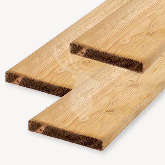 Grenen vlonderplank | 20 cm