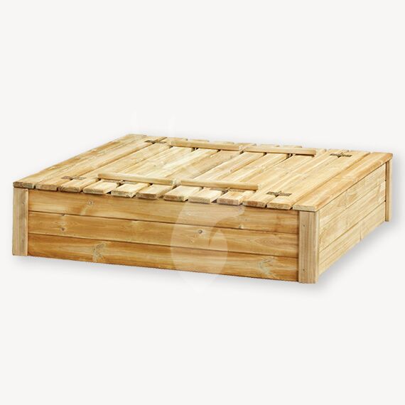 Houten zandbak Daan