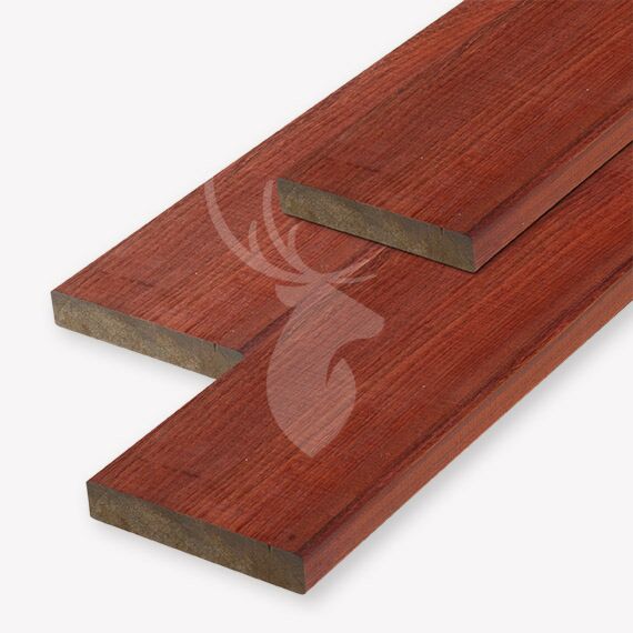 Padouk plank | 2,4x14 cm