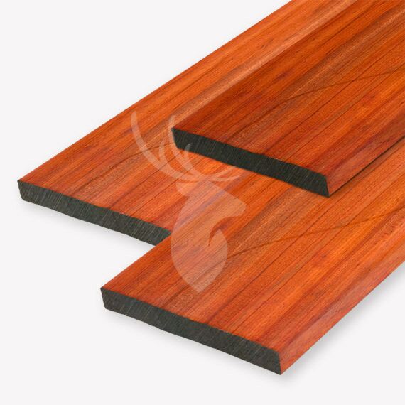 Padouk plank | 2,4x19 cm