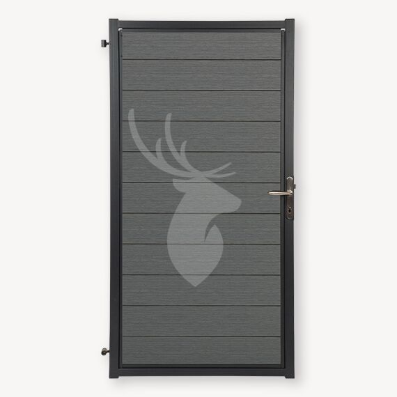 Tuindeur composiet Velufence | graphite black