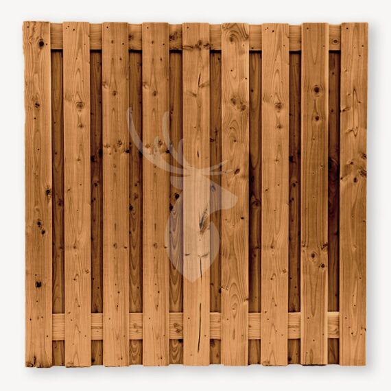 Tuinscherm Kootwijk | bruin geïmpregneerd