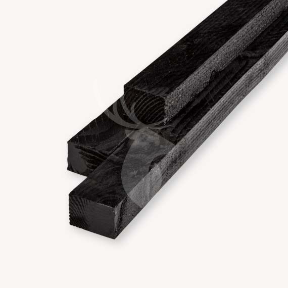 Douglas balk | ruw | zwart | 4,5x7,5 cm