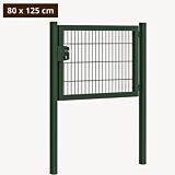 Dubbelstaafmat poort groen