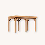 Douglas overkapping Gardvik XL1 | douglas blank geïmpregneerd | 447x305 cm