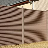 Velufence schutting composiet | Duofuse tropical brown | triple