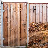 Tuindeur Privacy douglas | geen doorkijk | verzinkt frame